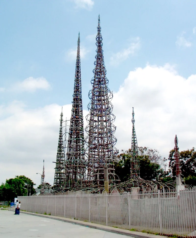 หอคอยวัตส์ (Watts Tower) &copy; https://commons.wikimedia.org/w/index.php?curid=221525