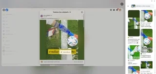ภาพบันทึกหน้าจอแสดงผลลัพธ์การค้นหาภาพด้วย Google Lens
