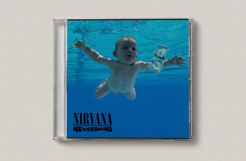ปกอัลบัม NEVERMIND อันลือลั่น