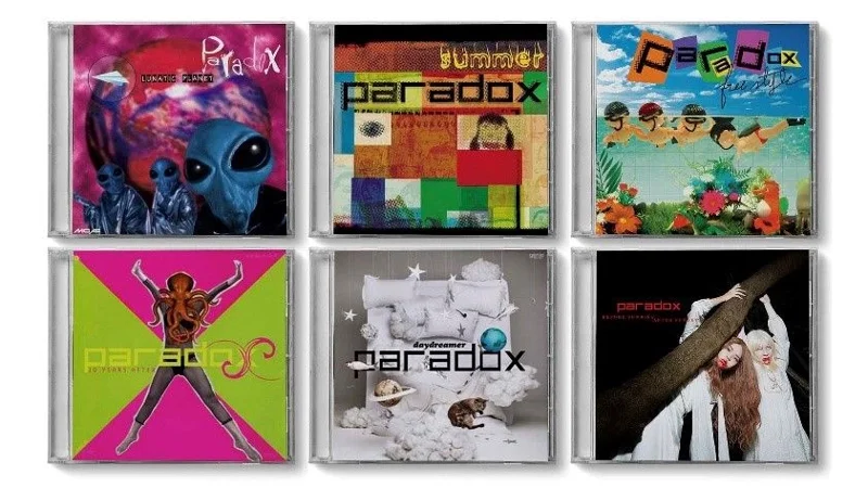 ตัวอย่างอัลบั้มต่าง ๆ ของวง PARADOX