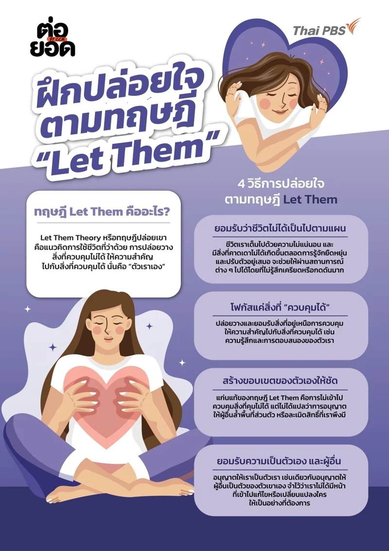 ทฤษฎีปล่อยเขา The Let Them Theory