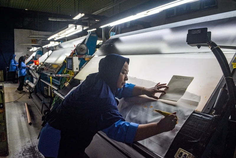 อุตสาหกรรมสิ่งทอ จังหวัดชวาตะวันตก อินโดนีเซีย