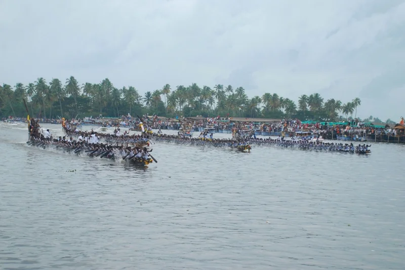 บรรยากาศของ Nehru Trophy Boat Race ในอินเดีย (ภาพจาก: เว็บไซต์ Nehru Trophy Boat Race)