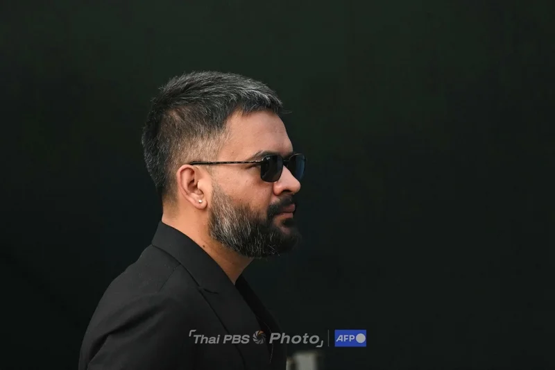 Balendra Shah ขณะเดินทางไปเลือกตั้ง เมื่อวันที่ 5 มี.ค. 69 (ภาพ: Tauseef Mustafa/AFP)