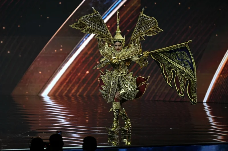 Miss Thailand Praveenar Singh, 1st Runner-Up from Miss Universe 2025, held in Thailand (Photo: Lillian Suwanrumpha/AFP)