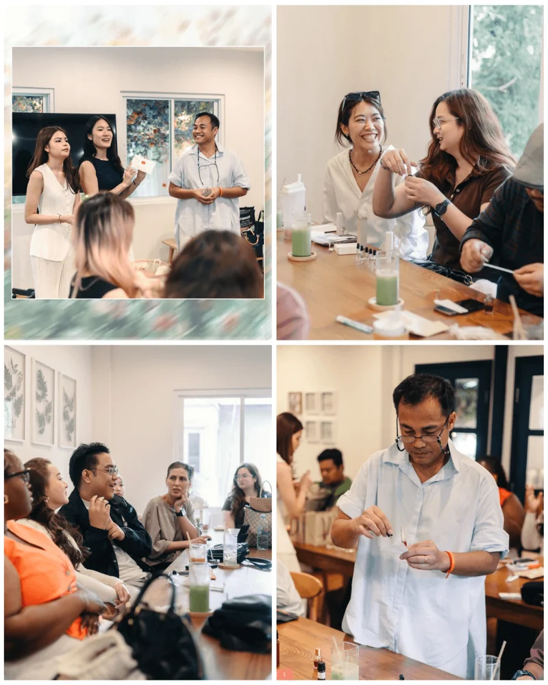 The first fragrance meetup of @jamiefragrance_ and @ thananya.s (Courtesy of Saruta Charunmethee)