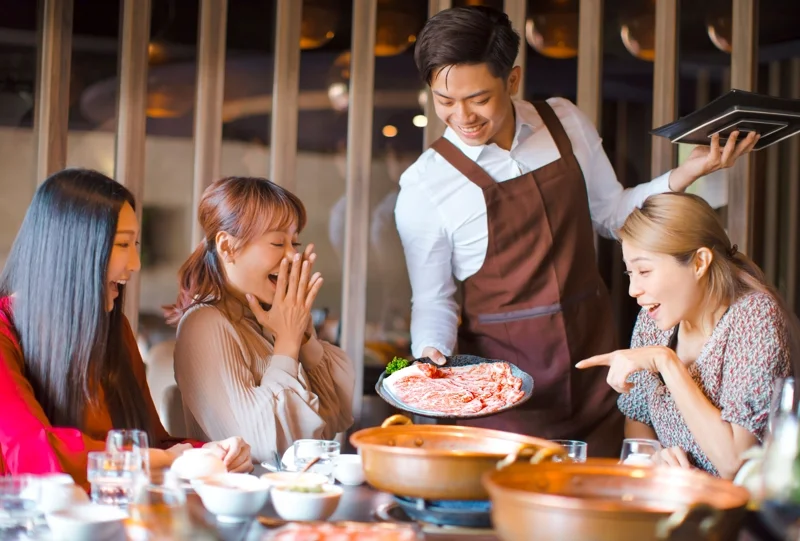 Good service is also a key for success.